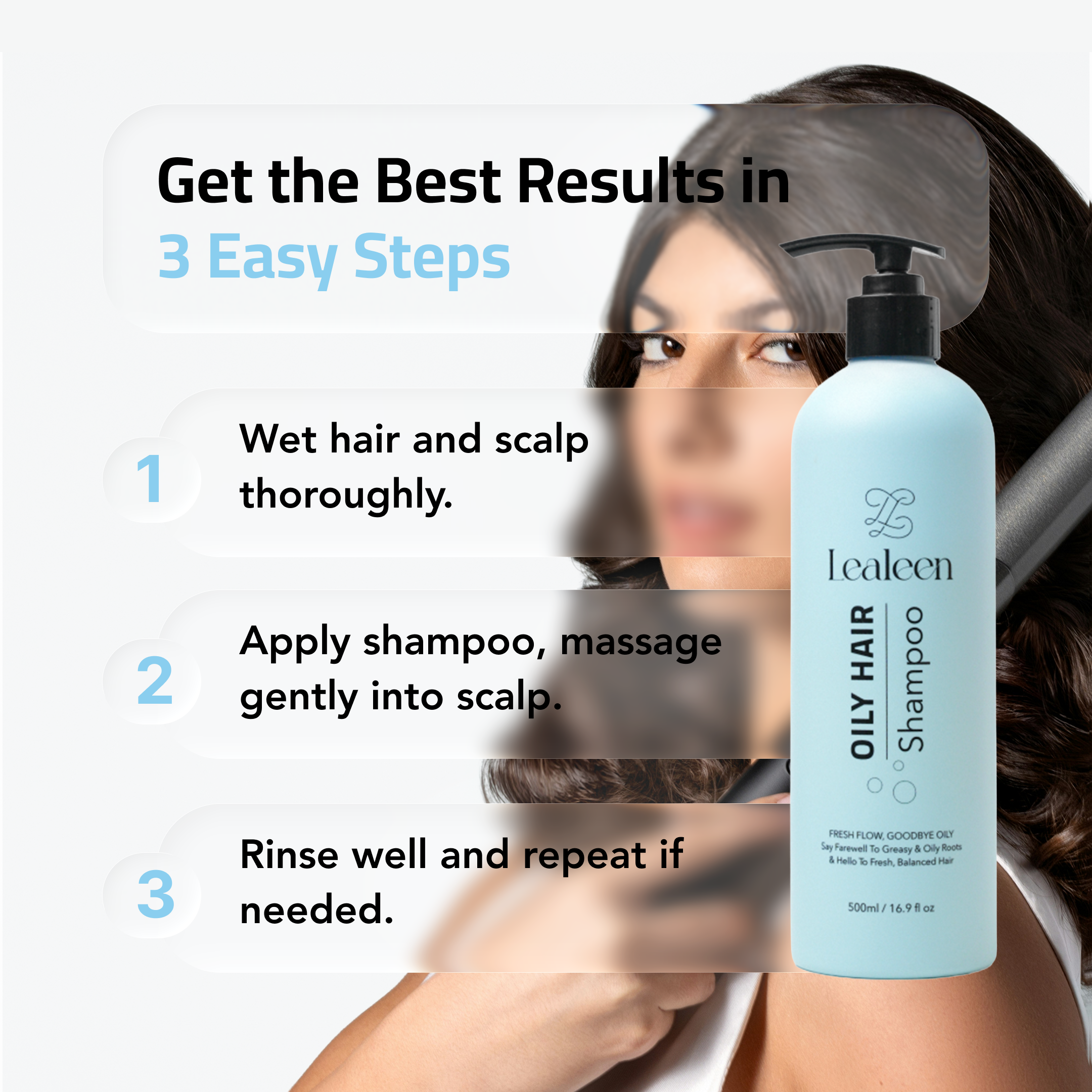 LeaLeen Shampoo - Oily Hair 500Ml