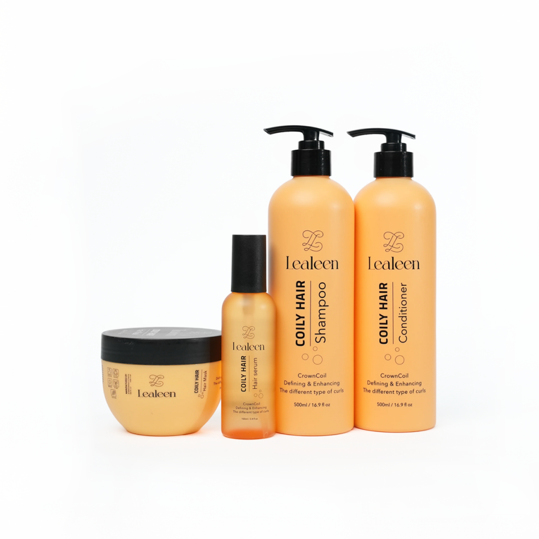 CrownCoil Curly Hair Routine Bundle
