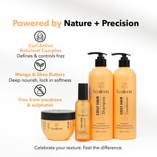 CrownCoil Curly Hair Routine Bundle