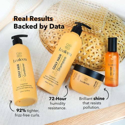 CrownCoil Curly Hair Routine Bundle